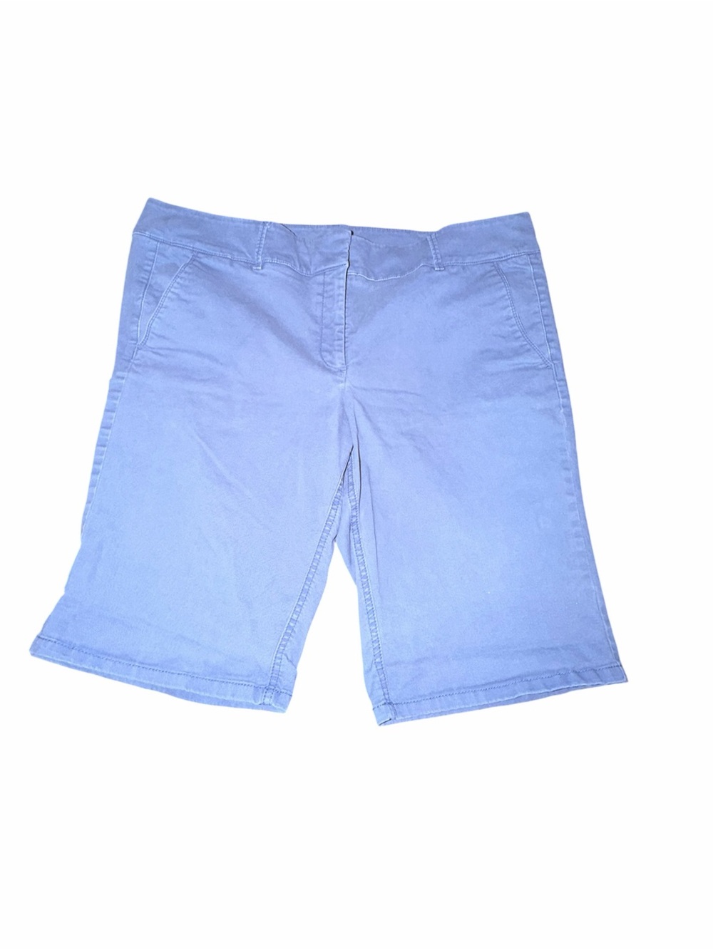 Women’s Loft Light Blue Casual Bermuda Shorts